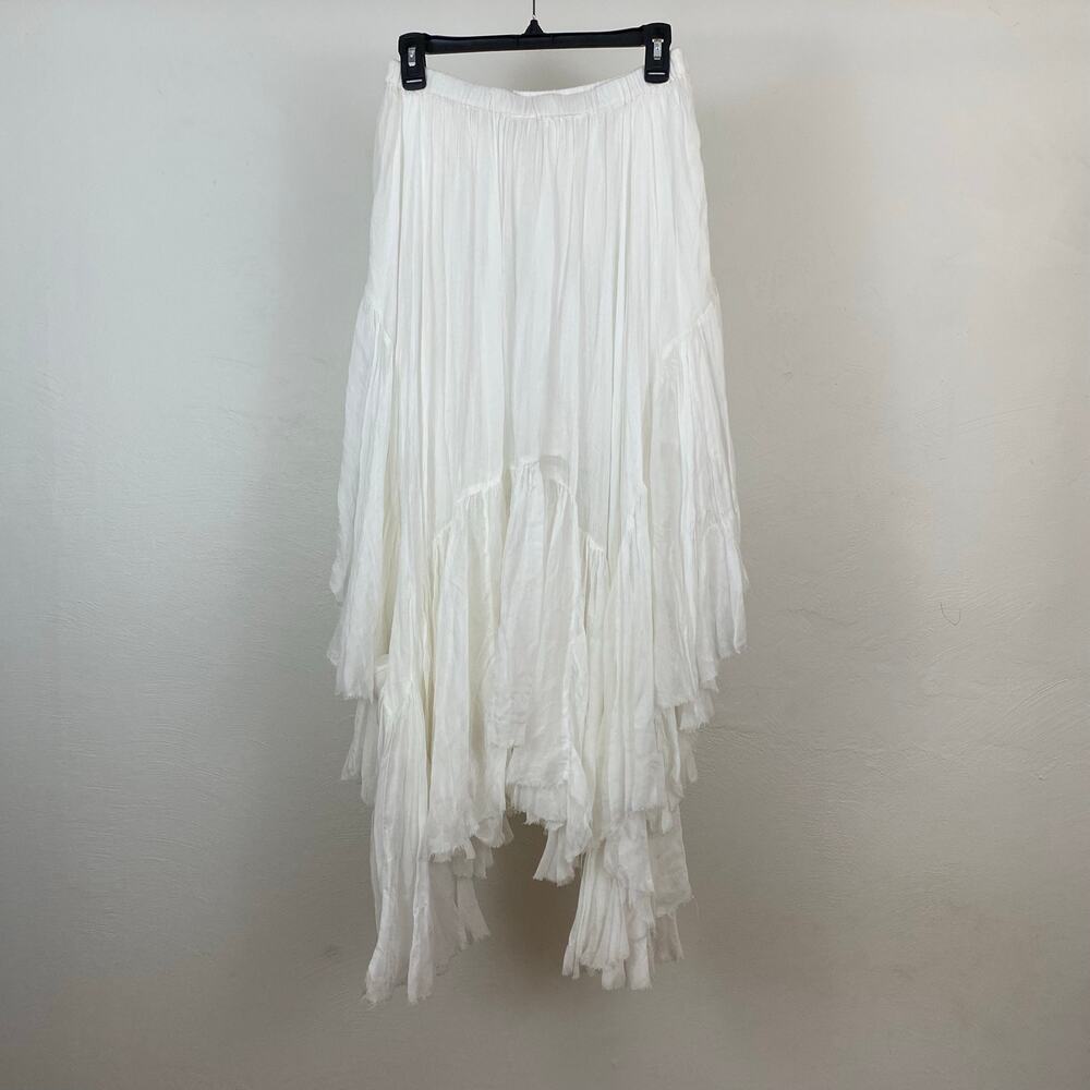 FP One - Free People Clover Skirt - White - Size Medium - Picture 4 of 11
